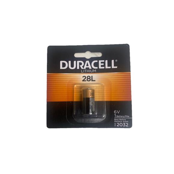 1 x 28L Duracell 6V Lithium Battery (L544, 2CR1/3N, 2CR11108, Photo,Camera) 2032 - Picture 1 of 2